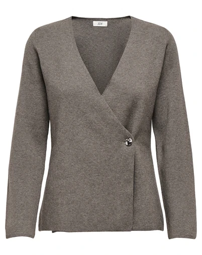 JDY - JDYPrime Life V-Neck Cardigan - Falcon
